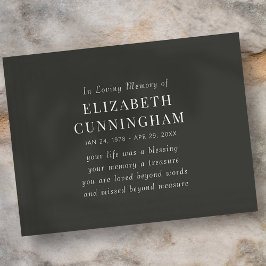 In het Van het Geheugen een Moderne Eenvoudige Cit Briefkaart