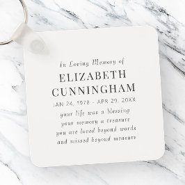 In het Van het Geheugen een Moderne Eenvoudige Cit Sleutelhanger