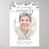 In het Van het Geheugen het Manuscript van Eucalyp Poster (Voorkant)