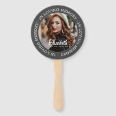 In het Van het Geheugen Memorial Moderne Aangepast Handwaaier (Voorkant)