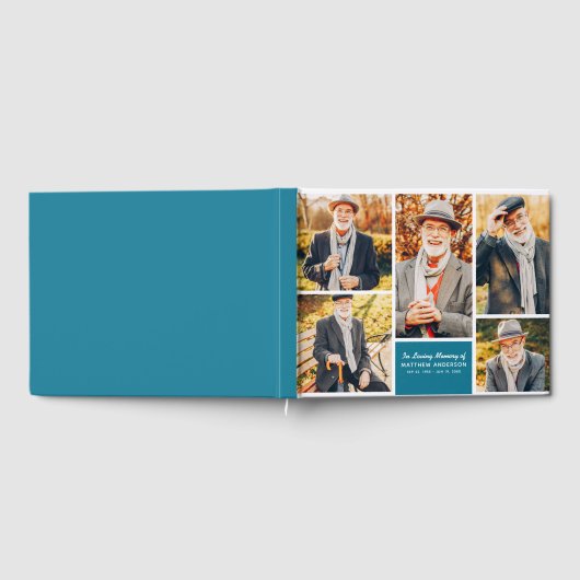 In het Van het Geheugen Moderne Colour Photo Colla Gastenboek (Volledig)