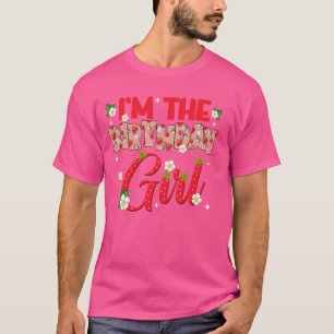 In het verjaardagsmeisje aardbeienbessen Sweet One T-shirt