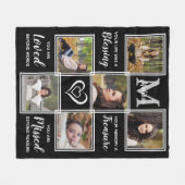 In het Verlenen van Geheugen Gepersonaliseerde Fot Fleece Deken (Voorkant (Horizontaal))