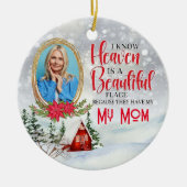 In het Verlenen van Geheugenversiering Keramisch Ornament (Voorkant)