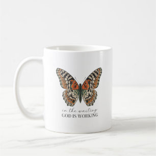 In het wachten werkt ,God Koffiemok