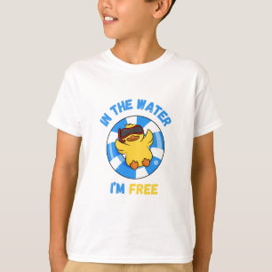 IN HET WATER IN VRIJE ! T-SHIRT