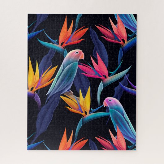 In het wild legpuzzel (Verticaal)