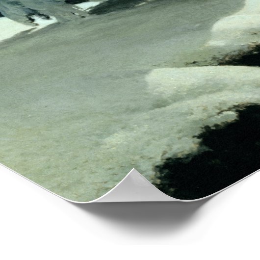 In het wilde noorden, 1891 poster (Hoek)