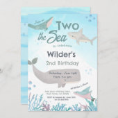 In het Zee 2e verjaardag Kaart (Voorkant / Achterkant)