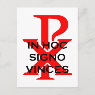 In Hoc Signo Vinces Briefkaart