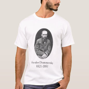 In hoesje lees je Dostoyevsky (terug) T-shirt