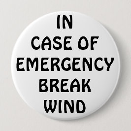 In Hoesje van de Eenheid Break Wind Ronde Button 4,0 Cm