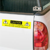 In hoesje van de raapsel bumpersticker (Op Truck)