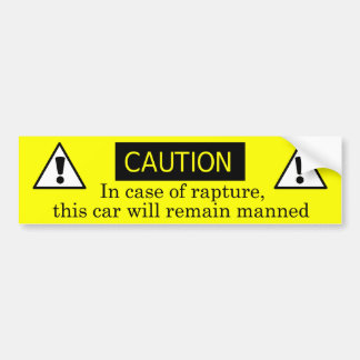 In hoesje van de raapsel bumpersticker