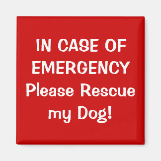 In Hoesje van noodsituaties Magneet