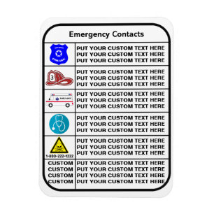 in Hoesje van noodsituaties Magneet