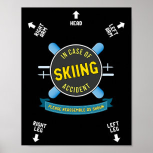 In Hoesje van ski-ongeluk lijken op mij zoals geto Poster