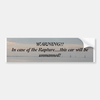 In hoesje van verkrachting... bumpersticker