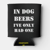 IN HONDENBIER BLIKJESKOELER (Voorkant)