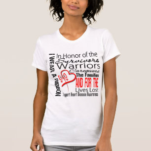 In Honor Collage Tribute Heart Disease T-shirt
