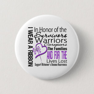 In Honor Tribute Collage Alzheimer Ronde Button 5,7 Cm