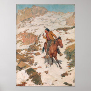 In Hot Navolging - Charles Schreyvogel Poster