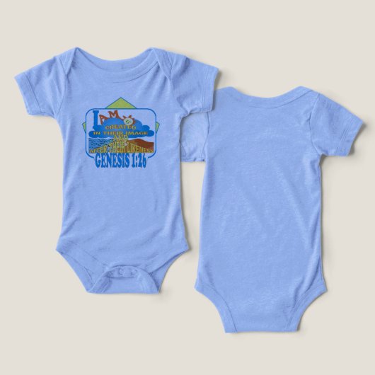 In hun Afbeelding I Bella Canvas I Blu (Ontwerp Voorkant & Achterkant)