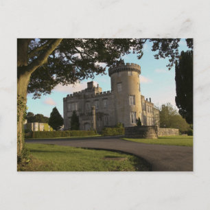 In Ierland is de ingang van het Dromoland Castle Briefkaart