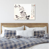 In imitatie van Xu Wei's Bloemen No.5 Canvas Afdruk (Insitu (Slaapkamer))