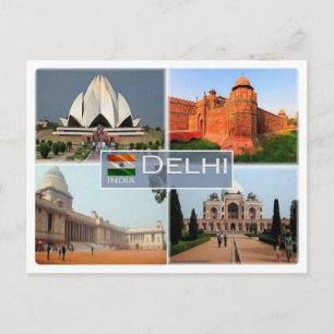 IN India - Delhi - Briefkaart