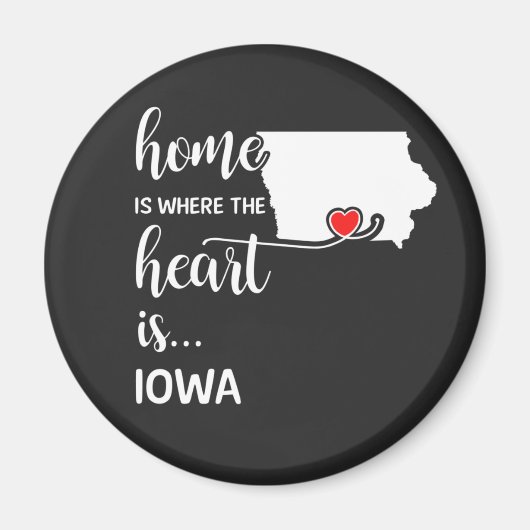 In Iowa is het hart daar Magneet (Voorkant)