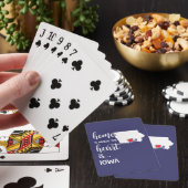 In Iowa is het hart daar Pokerkaarten (Insitu)