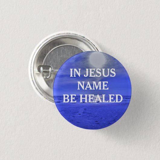 IN JESUS NAME BUTTON (Voorkant /achterkant)