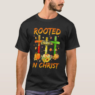In Jezus Kruis gebeden Christelijk kruis T-shirt