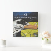 In Jezus naam bidden we vierkante klok (Huis)