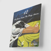 In Jezus naam bidden we vierkante klok (Hoek)