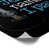 In Jezus Name i Play Guitar Christelijk  Guit Poster (Hoek)