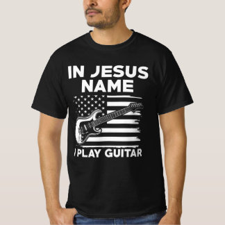 In Jezus Name speel ik gitaar T-shirt