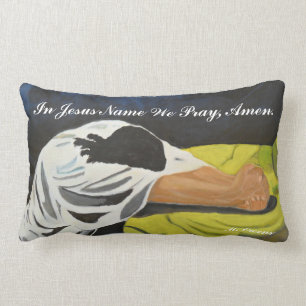 In Jezus Name we bidden, Amen Pillow Kussen