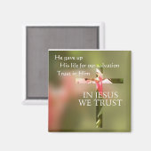 In Jezus vertrouwen we Magneet (Voorkant / Achterkant)