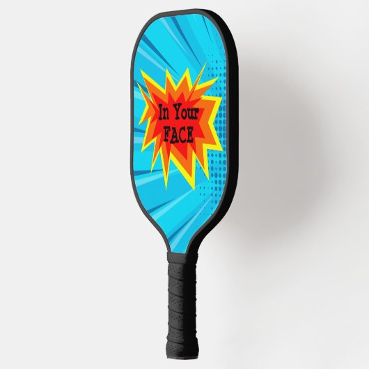 In jouw gezicht, grappig blauw praatje serveer Pic Pickleball Paddle (Links)