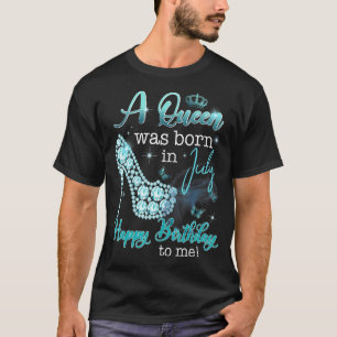 In juli werd een koningin geboren, gelukkig van de t-shirt