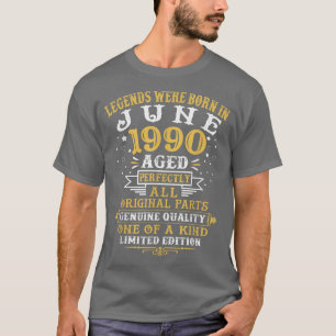 In juni 1990 werden 32 jaar oud en 32e jaar oud t-shirt
