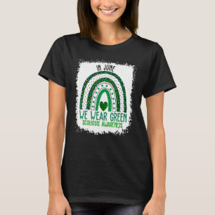 In juni hebben we Green Ribbon Scoliose Awareness T-shirt