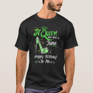 In juni werd een koningin geboren, gelukkig van de t-shirt