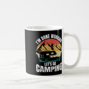 In Klaar Werken Laat Go Grappige Camping Truck Cam Koffiemok