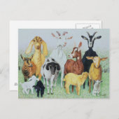 In klaver briefkaart (Voorkant / Achterkant)