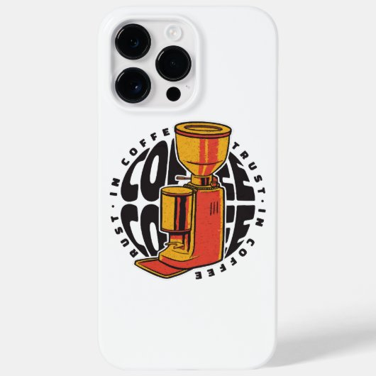 In koffie vertrouwen we Case-Mate iPhone case (Achterkant)