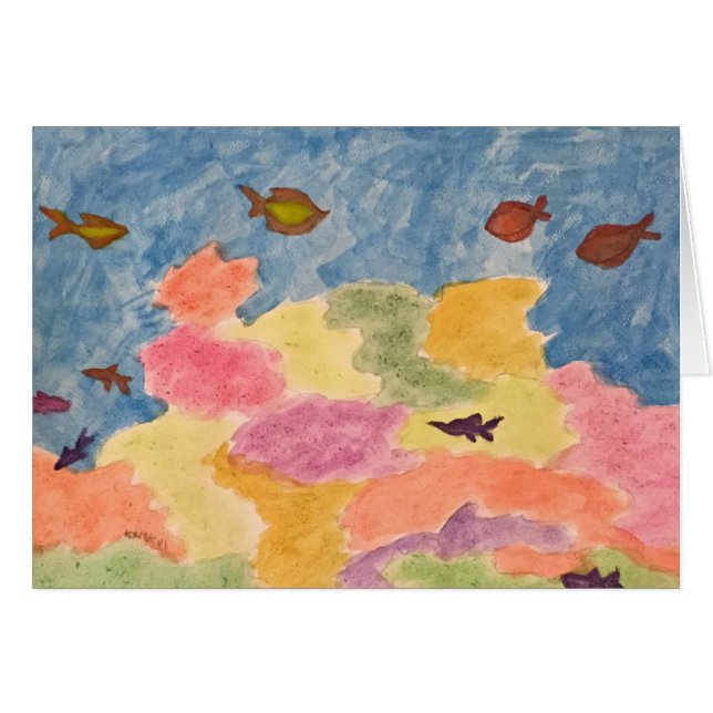 in koraalzeeen (Voorkant Horizontaal)