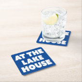 IN LAKE HUUSE VIERKANTE KARTONNEN ONDERZETTER (Insitu)